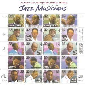 Legends of American Music Series   Jazz Musicians   Full Sheet 5 x 4 