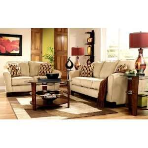  Cocoa Sofa, Loveseat, Chair, and Ottoman Set