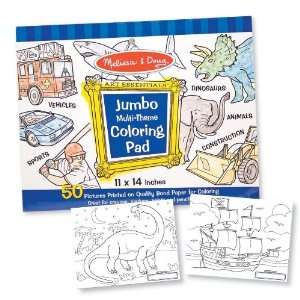  Jumbo Coloring Pad   Blue (11 x 14) Toys & Games