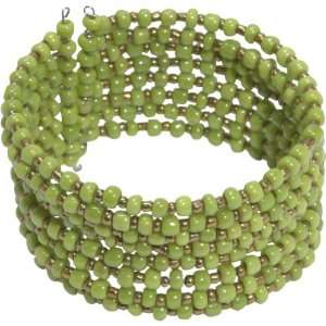  About Color Bronze Basic Cuff (Lime) Jewelry