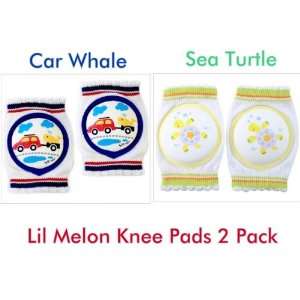  Lil Melon Knee Pads with silicone traction   Car Whale and 