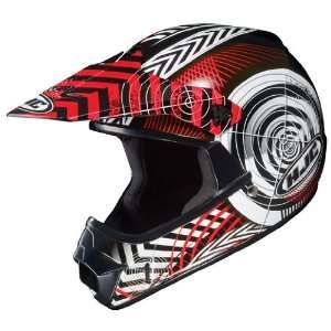  HJC CL XY Youth Wanted Motocross Helmet MC 1 Red Large L 