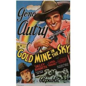  Gold Mine in the Sky Movie Poster (11 x 17 Inches   28cm x 