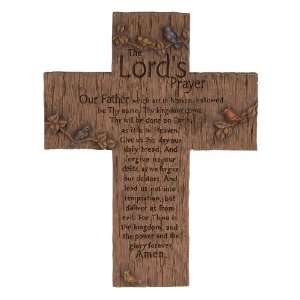 Pack of 2 Natures Story Teller Lords Prayer Faux Wood 