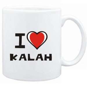  Mug White I love Kalah  Sports