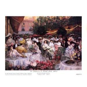 Le Diner A LHotel Ritz Poster by Pierre Georges Jeanniot (8.00 x 6.00 