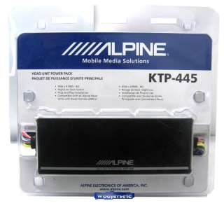KTP 445 ALPINE HEAD UNIT AMP POWER 4CH AMPLIFIER KTP445  