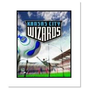  Kansas City Wizards MLS Soccer Team Logo Double Matted 
