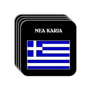  Greece   NEA KARIA Set of 4 Mini Mousepad Coasters 