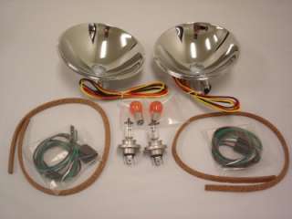 Ford Halogen Headlight Reflector Kit w/ Turn Signal  