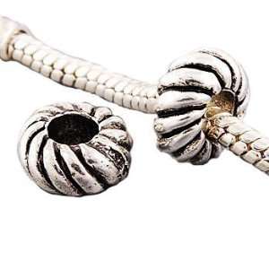  1 x Silver Plated (117) Spacer Bead, will fit Pandora 