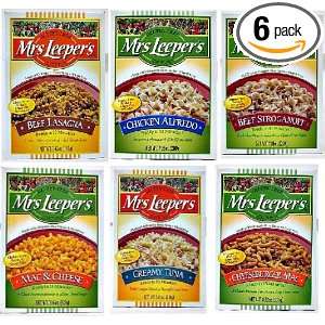 Mrs Leepers Pasta Dinner Variety 6 Pack  Grocery 