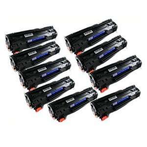  9 Pack CE255A Laser Toner Cartridge Non OEM Fits HP 