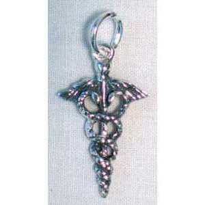  Caduceus Pendant, sterling