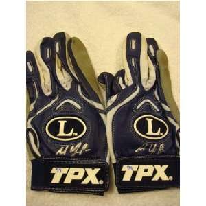  Matt LaPorta Game Used TPX Batting Gloves Sports 