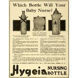  1919 Ad Hygeia Nursing Bottle Co Baby Feeding Bottle 