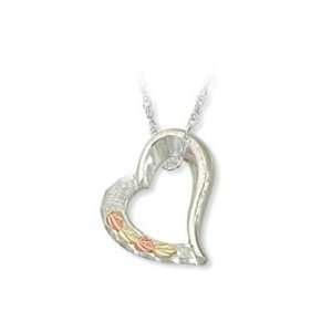  Landstroms Gold And Silver Heart Pendant Jewelry