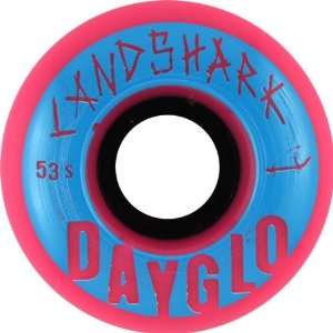  Landshark Dayglo 53mm Pink Skate Wheels