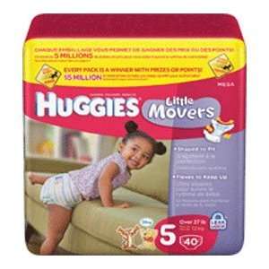  Kimberly Clark Huggies Little Movers Diaper Size 5 Health 