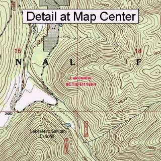  USGS Topographic Quadrangle Map   Lakeview, Idaho (Folded 