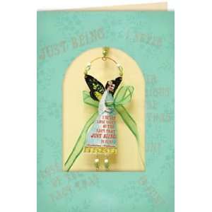  Lainis Ladies Greeting Card W / Ornament   JUST BEING 