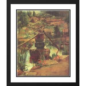  LaFarge, John 28x34 Framed and Double Matted The Fountain 