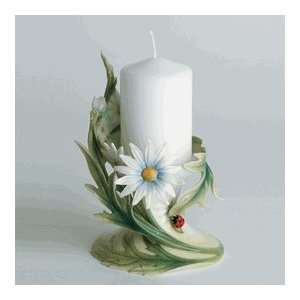  Franz Porcelain Ladybug pillar 3 candleholder Everything 