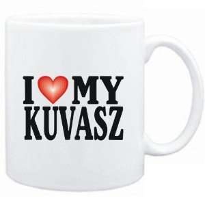  Mug White  I LOVE Kuvasz  Dogs
