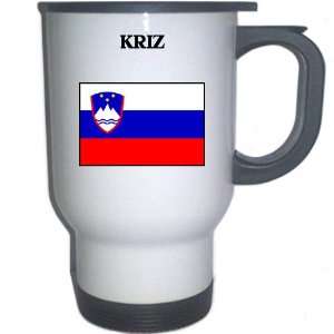  Slovenia   KRIZ White Stainless Steel Mug Everything 