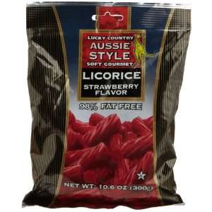 Lucky Country Strawberry Licorice 10.6 oz Bag