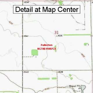  USGS Topographic Quadrangle Map   Fullerton, Nebraska 