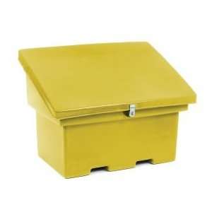  Storage Plastic Container With Slanted Lid 28x42x30 Yellow 