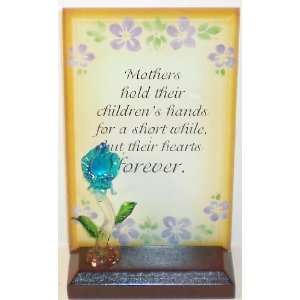 Mothers Day Inspiration Mothers Hold Their Childrens Hands Glass 