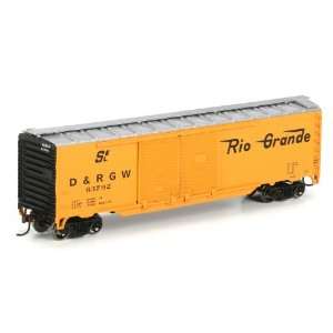  HO RTR 50 Double Door Box, D&RGW/Org #63792 Toys & Games