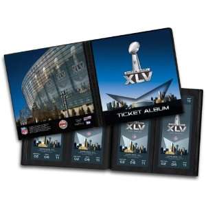  NFL Super Bowl XLV Ticket Album