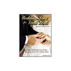  Hal Leonard Wedding Songs for Vocal Duet Sosin Musical 