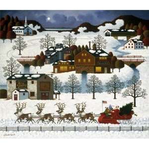  Charles Wysocki   Santas Coming to Town Artists Proof 