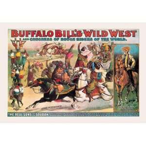  Buffalo Bill The Real Sons of the Soudan 20x30 poster 