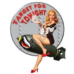  WWII Marilyn Monroe Pinup Bomber Art Rivets Decal S384 