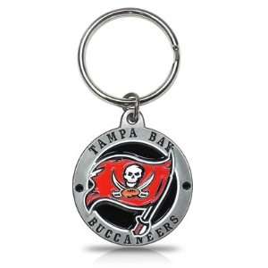  NFL Tampa Bay Buccaneers Logo Metal Key Chain, Official 