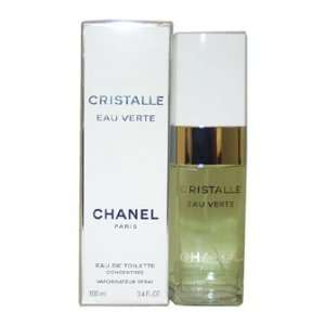  Cristalle Eau Verte By Chanel For Women   3.4 Oz Edt Spray 