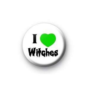    I LOVE WITCHES 1.25 Magnet ~ Halloween Witch 