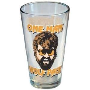    One Man Wolf Pack    The Hangover Pint Pub Glass