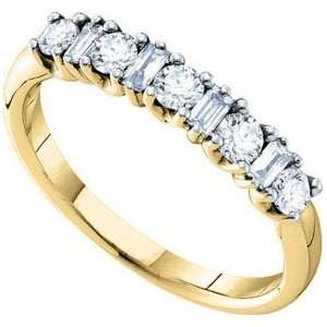   Natural Diamond Wedding Anniversary Band Ring .50 Ct.t.w. Jewelry