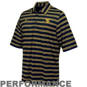  Nike West Virginia Mountaineers Navy Blue Striped Conference 