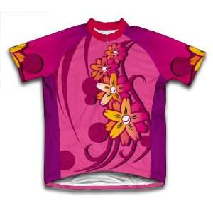 Pink Blosom Cycling Jersey for Men 