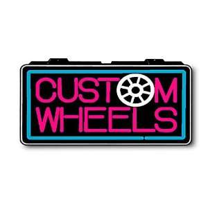  LED Neon Custom Wheels Sign