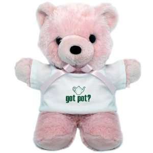 Teddy Bear Pink Got Pot Marijuana Grunge 