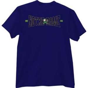   Irish Navy Stadium Stitch Embroidered T shirt