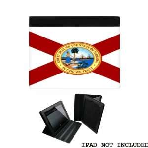 Florida Flag iPad 2 3 Leather and Faux Suede Holder Case Cover